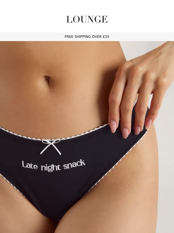 Lounge Underwear - Late Night Snack?