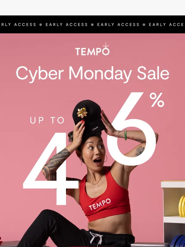 Tempo - Exclusive early access: up to 46% off + $50 credit