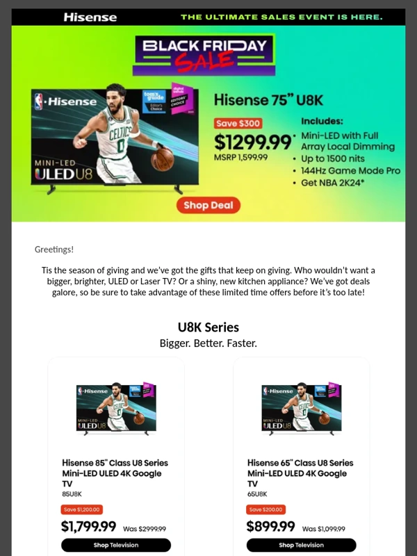Hisense - ? The best deals on the best gifts