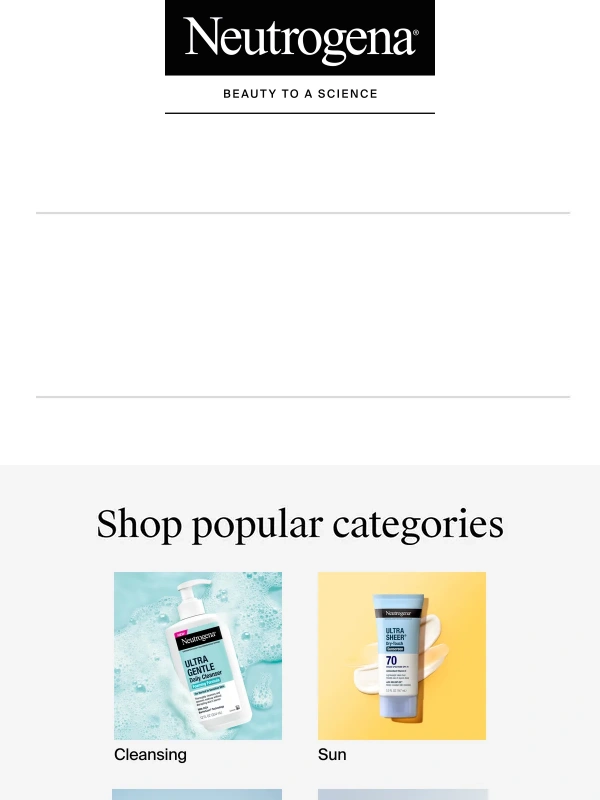 Neutrogena - Save $10,get $10