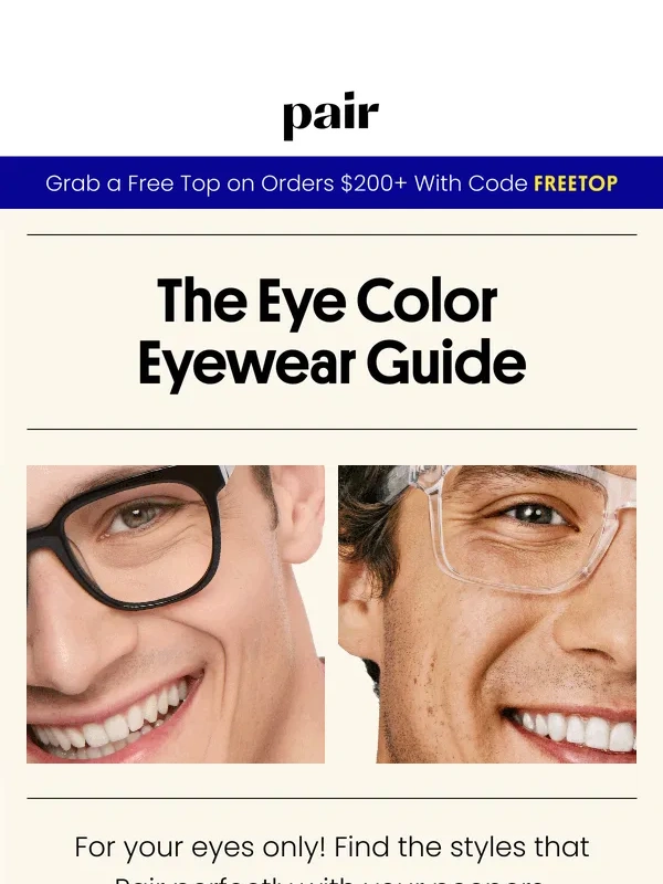 Pair Eyewear - The Eye Color Guide