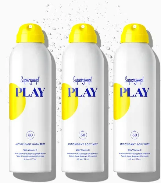 Supergoop! PLAY Antioxidant Body Mist SPF 50 with Vitamin C
