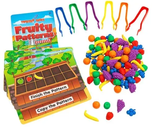 Excellerations Tweezer Tasks - Fruity Patterns