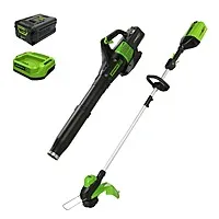 Greenworks 60V 13-in String Trimmer & Leaf Blower Combo Kit