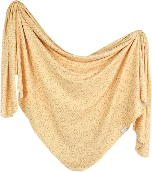 Shop Bamboo Baby Sleepers Vance Knit Swaddle Blanket