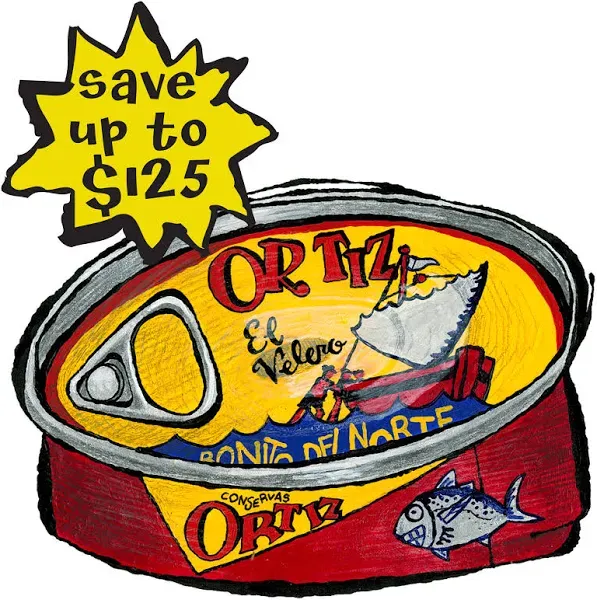 Ortiz Bonito Loin Tinned Tuna (Case of 30)