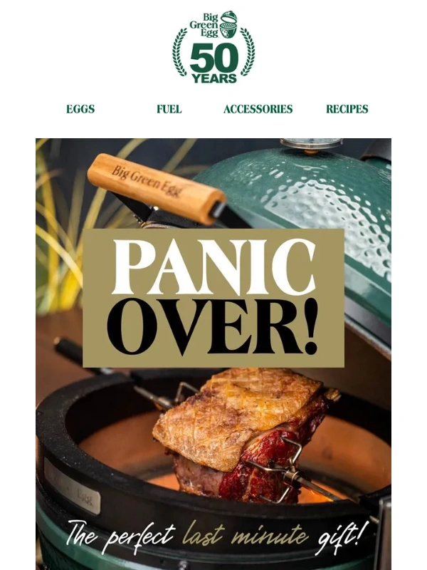 Big Green Egg - The perfect last-minute gift!