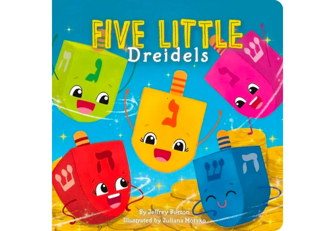 Five Little Dreidels (Board book)