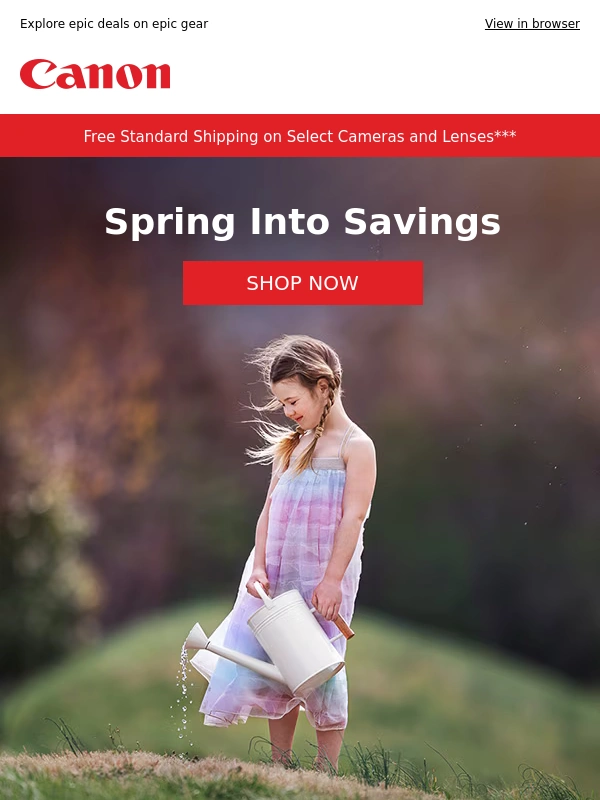 Canon - April Deals are In Bloom ?