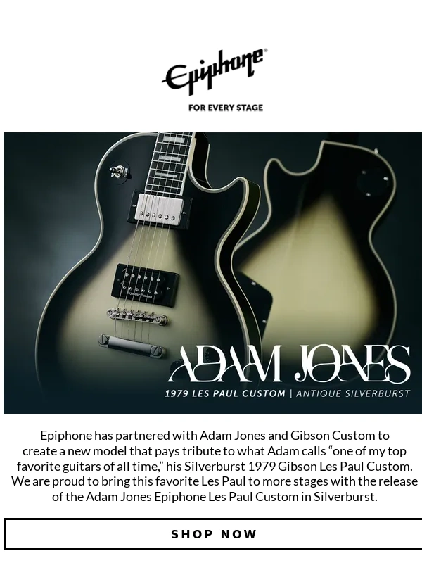 Epiphone - Introducing the Adam Jones 1979 Les Paul Custom