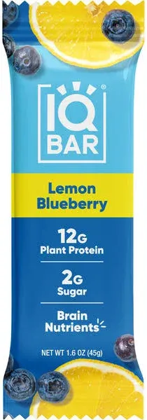 IQ Bar Lemon Blueberry Bar 1.6 oz