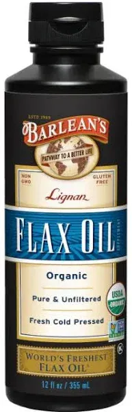Barlean's Organic Lignan Flax Oil