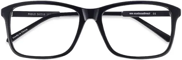 Black square Plastic eyeglasses Online Full-Rim