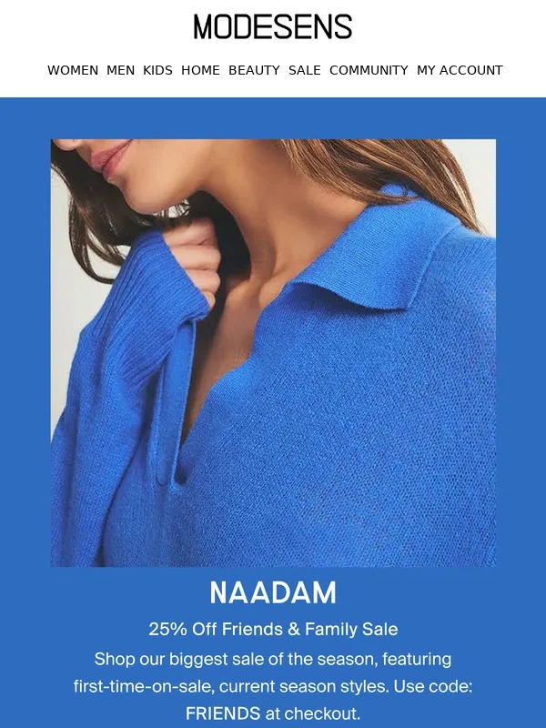 ModeSens - 25% off cashmere and more