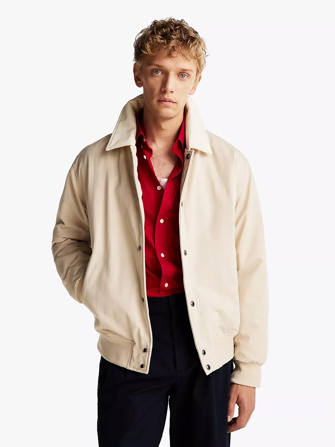 Tommy Hilfiger Men's Water-Repellent Padded Ivy Jacket - Beige - XL