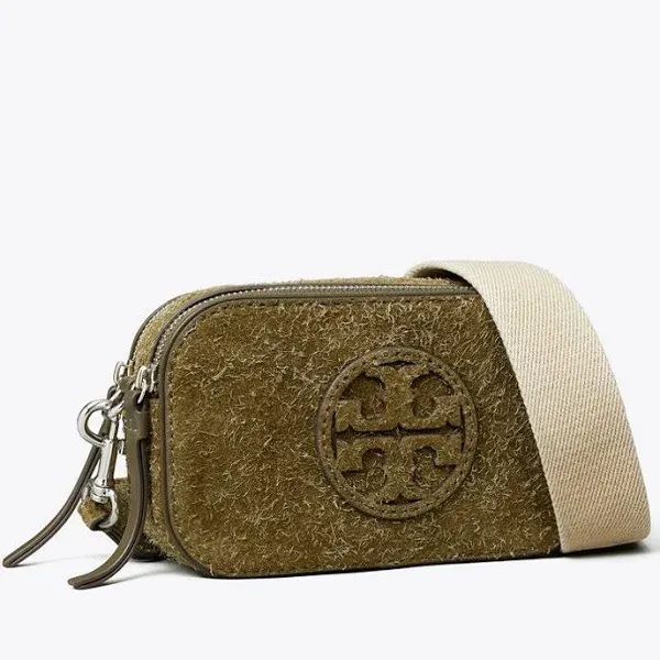 Tory Burch Mini Miller Shaggy Suede Crossbody Bag