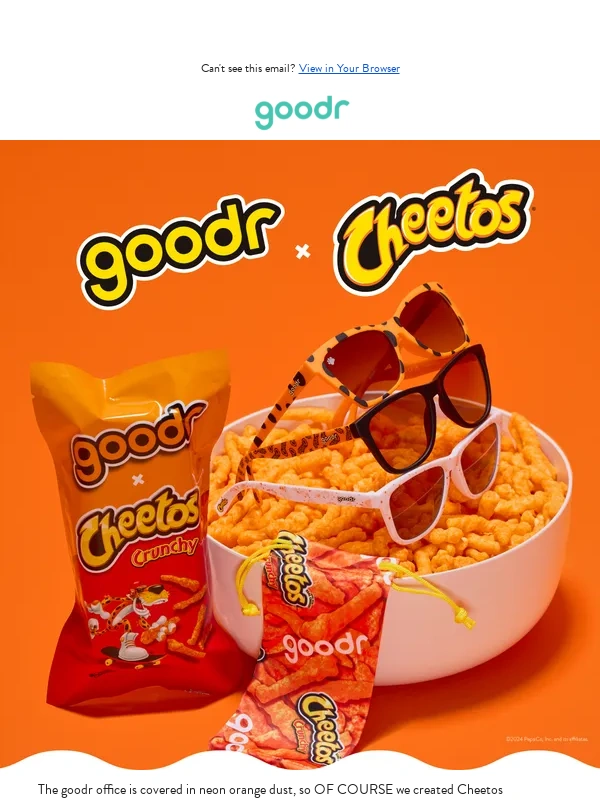 Goodr - Make your friends jealous with Cheetos shades ?