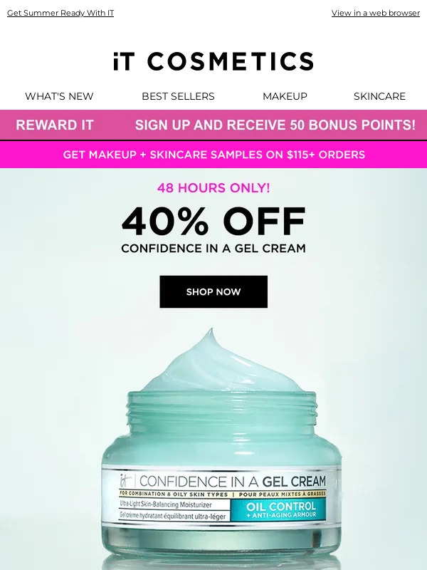 It Cosmetics - 40% OFF Summer's Best Accessory