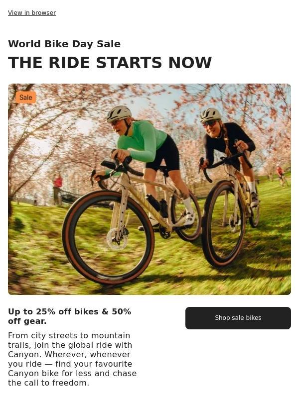 Canyon - ? Celebrate World Bike Day with Canyon