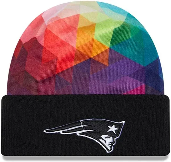 New England Patriots 2023 NFL Crucial Catch Cuffed Knit Hat