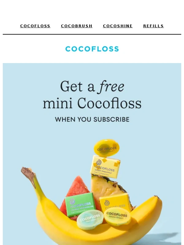 Cocofloss - Get FREE floss ?