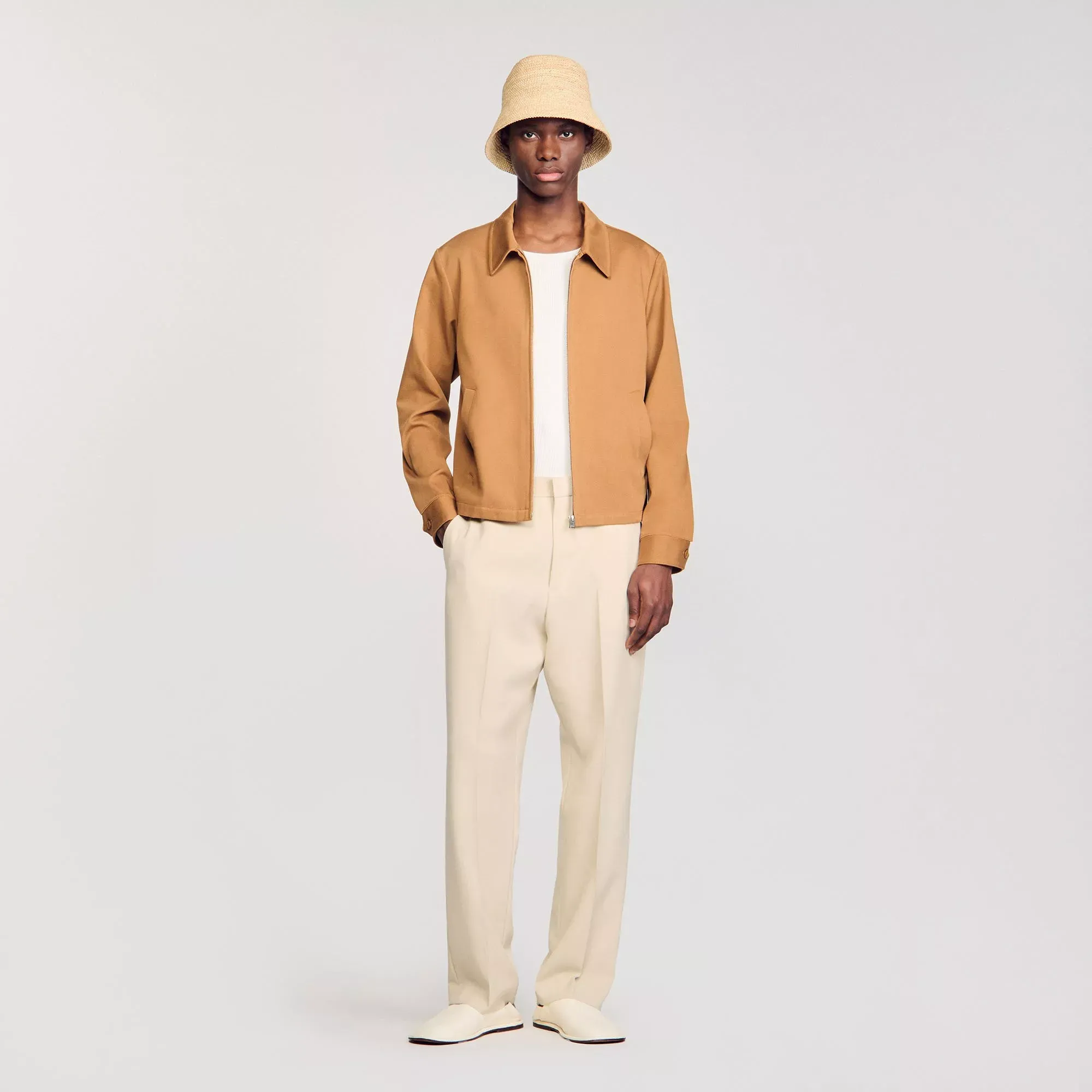 Sandro Cotton jacket - male - XL