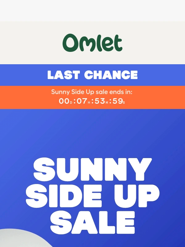 Omlet - 20% off with code: SUNNYSIDE