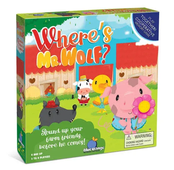 Blue Orange Where's Mr. Wolf Cooperative Kids Game