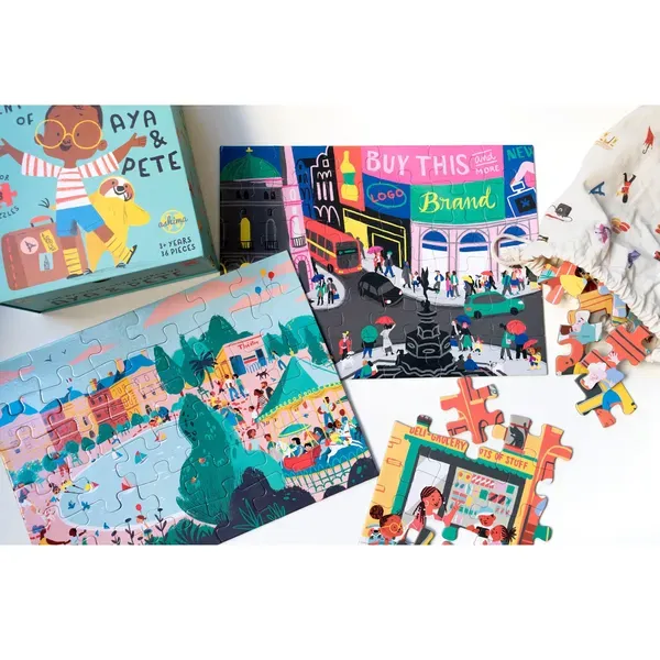 Aya & Pete Set of 3 Puzzles