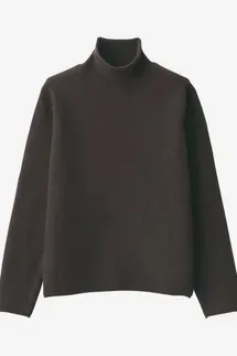 Muji Labo Womens Yak Wool Blend Turtleneck Sweater