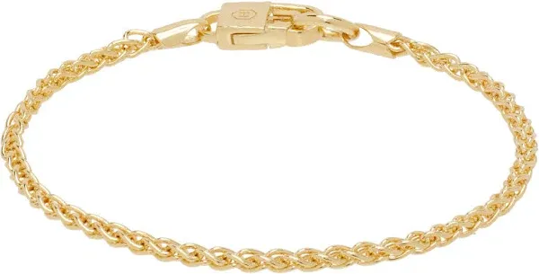 Hatton Labs Men's 18K Gold-Plated Rope Bracelet - Gold - Size 8