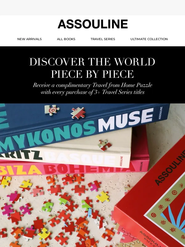 Assouline - Complimentary Travel from Home Puzzle