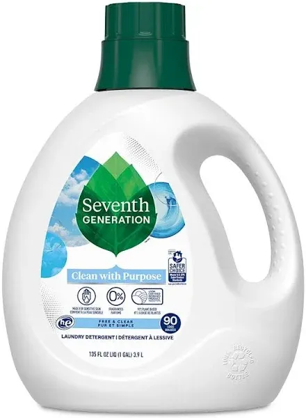 SEVENTH GENERATION Liquid Laundry Detergent Free Clear