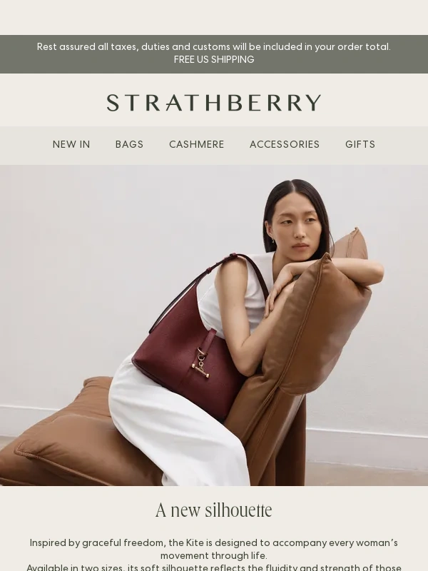 Strathberry - A refined new shape. A striking evolution of our signature hardware