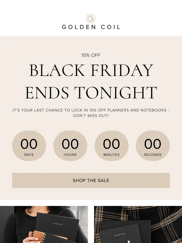 Golden Coil - FINAL HOURS to Shop our Black Friday Sale ✨