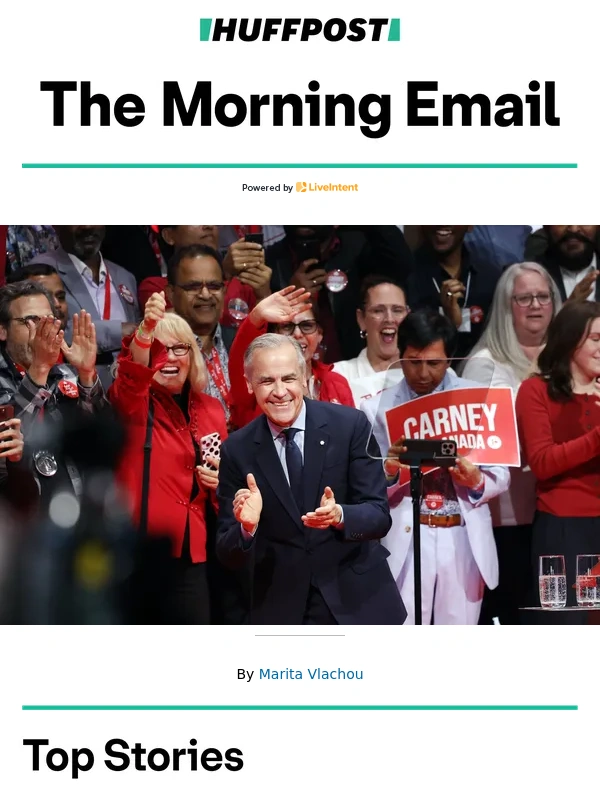 HuffPost - Trump ignores tanking polls as he hits 100 days