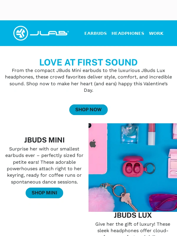 JLab Audio - SAVE 20% On Gifts She'll Love ?
