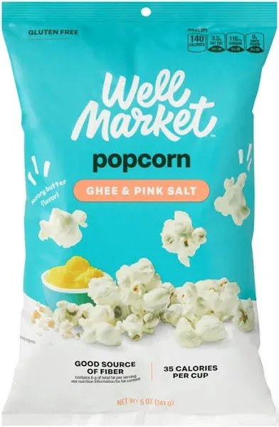 Well Market Ghee & Pink Salt Popcorn