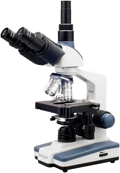 AmScope T120 Series Trinocular Compound Microscope