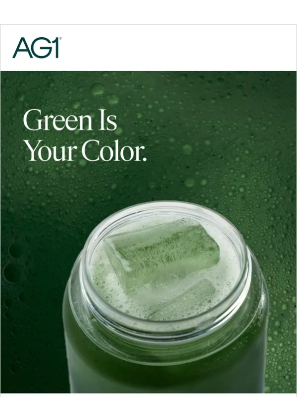 AG1 by Athletic Green - Less bloat. More energy
