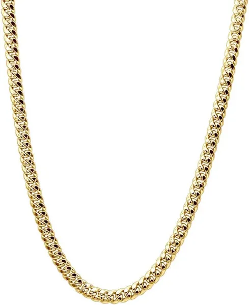 14K Yellow Gold Miami Cuban Link Chain