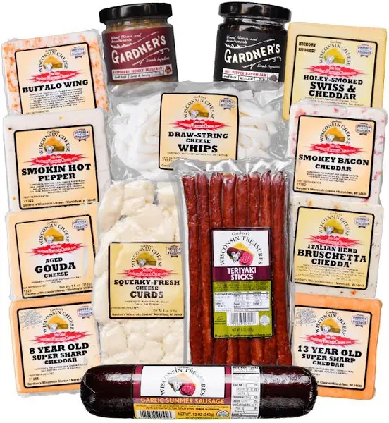 Deluxe Gourmet Wisconsin Charcuterie Package