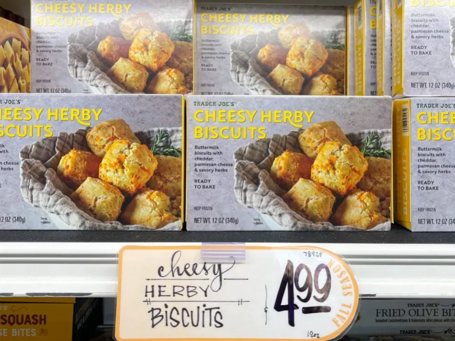 Trader Joes Cheesy Herby Biscuits