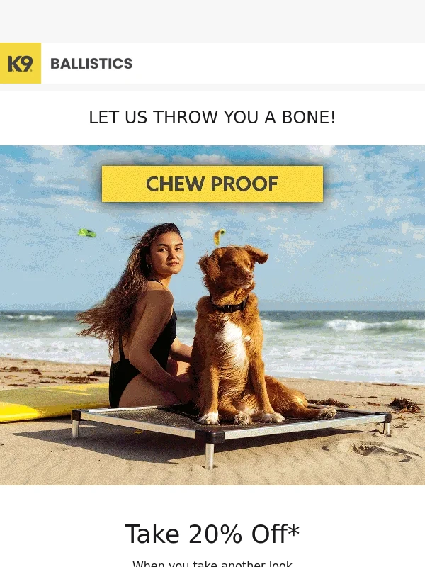 K9 Ballistics - View our picks for you + 20% off