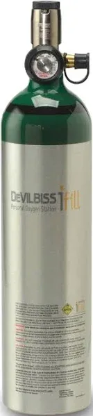 Drive DeVilbiss D-iFill Cylinder with Integrated Regulator