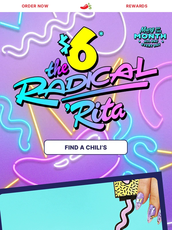 Chilis - The $6 Radical ‘Rita only has 6 days left ?