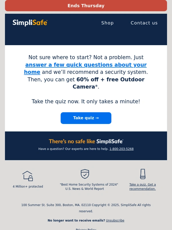 SimpliSafe - Unlock personalized security in just a few clicks
