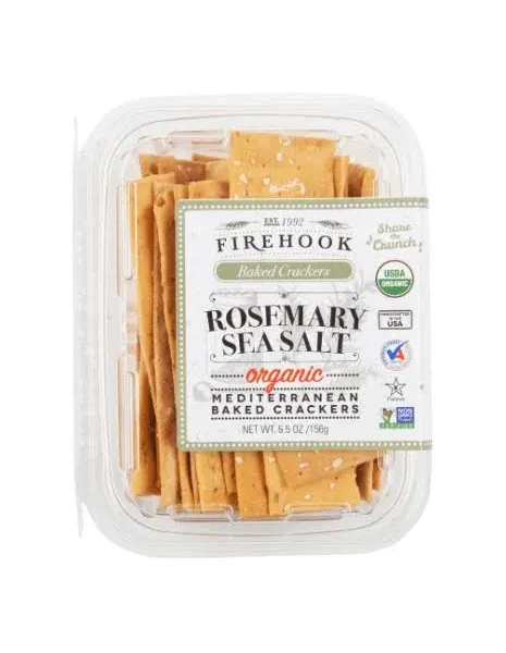 Firehook Rosemary Sea Salt Baked Crackers