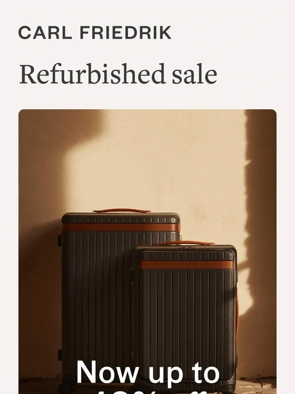 Carl Friedrik - Refurbished products — Now up to 40% off