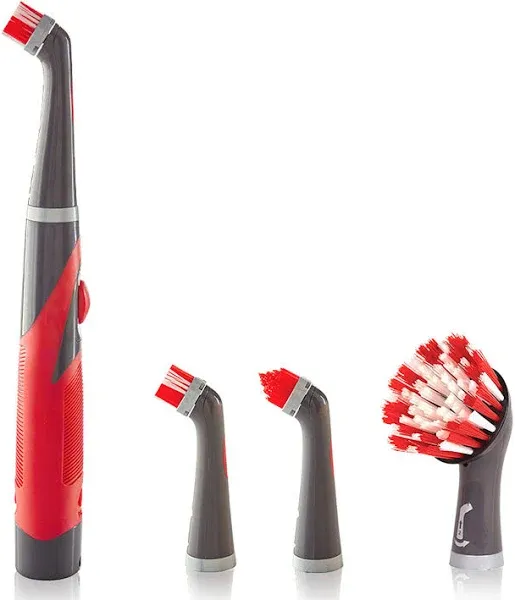 Rubbermaid Power Scrubber 5 Piece Set with Replaceable Heads